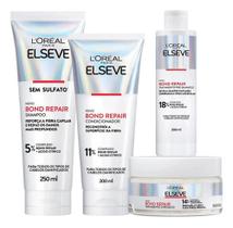 Kit Bond Repair Shampoo + Cond. + Pré-sh. + Máscara Elseve
