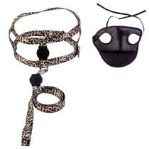 Kit Boné E Coleira Peitoral Para Cães E Gatos Nº5 - Preto