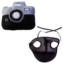 Kit Boné E Pelúcia Câmera Para Cães E Gatos - M