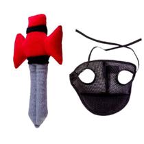 Kit Boné E Pelúcia Espada Para Cães E Gatos - Gg