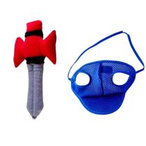 Kit Boné E Pelúcia Espada Para Cães E Gatos - Gg