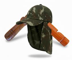 Kit Boné Proteção + Apitos Caça Perdiz 27 e Apito Marrecao Kit Boné Proteção + Apitos Caça Perdiz 27 e Apito Marrecao