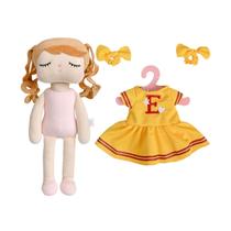 Kit Boneca Angela Fashion Cacheada + Roupa Cheerleader Espanha - Metoo