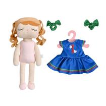 Kit Boneca Angela Fashion Cacheada + Roupa Cheerleader Italia - Metoo