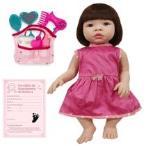 Kit Boneca Baby Kiss Bebê Vinil Macio C/ Bolsa Maternidade Kit Boneca Baby Kiss Bebê Vinil Macio C/ Bolsa Maternidade