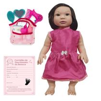 Kit Boneca Baby Pietra Sid Nyl Brinquedo C/ Bolsa Maternidade