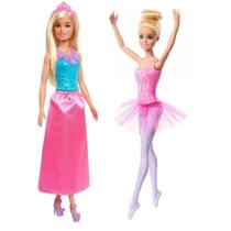Kit Boneca Barbie Princesa + Bailarina Modelos Sortidos - Mattel