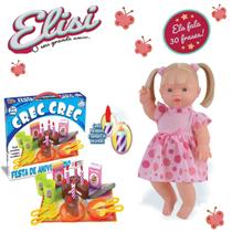 Kit Boneca Bebe Elisi 30 Frases + Festinha de Aniversário Kit Boneca Bebe Elisi 30 Frases + Festinha de Aniversário
