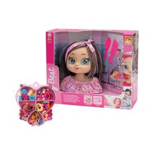 Kit Boneca Busto Loira 23cm Para Pentear Com Acessórios De Cabelo Pente Aplique Brinquedo Educativo De Beleza Infantil Kit Boneca Busto Loira 23cm Para Pentear Com Acessórios De Cabelo Pente Aplique Brinquedo Educativo De Beleza Infantil