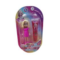 Kit Boneca Cheirinho + Roupinha Surpresa + Gloss Makebrinq