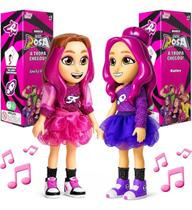 Kit Boneca Emilly Vick E Katlen Dos Rosa Musical Youtuber - Nova Brink