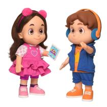 Kit Boneca Maria Clara E JP Youtubers Com Som E Acessório