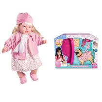 Kit Boneca para Meninas com Cachorro e Acessórios Kit Boneca para Meninas com Cachorro e Acessórios