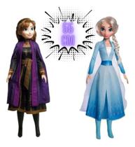 Kit Boneca Princesa Elsa E Anna 55 Cm Frozen 2 - Baby Brink