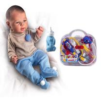 Kit Boneca Reborn Menino + Maleta Médico Infantil Kit Boneca Reborn Menino + Maleta Médico Infantil
