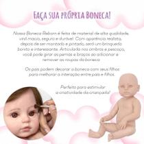 Kit Boneca Reborn Molde Com Corpinho De Silicone Menina Lara