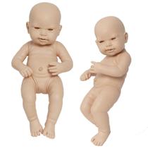 Kit Boneca Reborn Molde Lara + Corpinho de Silicone Menina Kit Boneca Reborn Molde Lara + Corpinho de Silicone Menina