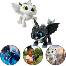 Kit Boneco Como Treinar Seu Dragão Fúria Da Luz Dawn e Dusk Kit Boneco Como Treinar Seu Dragão Fúria Da Luz Dawn e Dusk