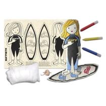 Kit Boneco de Pano Surfista