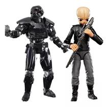 Kit boneco figura dark trooper e figrin dan star wars black series 15cm legends hasbro