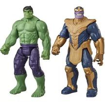 Kit boneco figura hulk e thanos titan hero series 30cm hasbro original