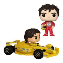 Kit Boneco Funko Pop! Ayrton Senna McLaren + Lotus