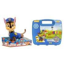 Kit Boneco Gigante Chase Articulado com Maleta de Massinha Patrulha Canina Kit Boneco Gigante Chase Articulado com Maleta de Massinha Patrulha Canina