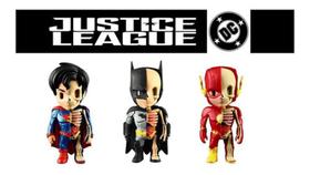 Kit Boneco Liga Da Justiça: Superman Batman Flash - Dc Xxray