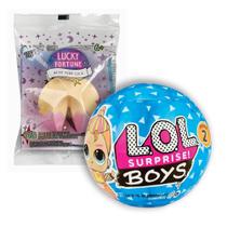 Kit boneco lol - boys surprise serie 2 + lucky fortune