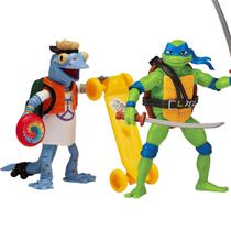 Kit Boneco Mondo Gecko e Leonardo As Tartarugas Ninja Sunny