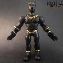 Kit Boneco Pantera Negra Marvel 16Cm + Caneca 350Ml