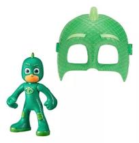 Kit Boneco Pj Masks 25cm + Máscara Infantil Lagartixo Hasbro