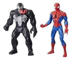 Kit Boneco Venom E Homem Aranha 24cm Hasbro