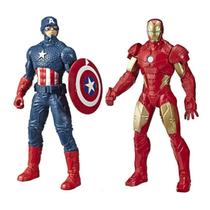 Kit Boneco Vingadores Homem De Ferro Capitão América Marvel - Hasbro