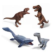 Kit Boneco Vinil Dinossauros Carnivoros Super Realistas