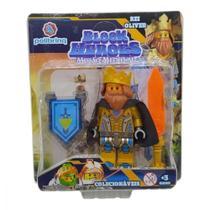 Kit Bonecos Articulados Block Heroes Missão Medieval Rei Oliver Ação Infantil 5 Anos BL607 Kit Bonecos Articulados Block Heroes Missão Medieval Rei Oliver Ação Infantil 5 Anos BL607