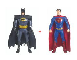 Kit bonecos batman+superman grandes 45cm articulados-origina - BABYBRINK