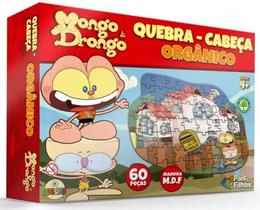 Kit Bonecos de Vinil Mongo e Drongo + Quebra - Cabeça Mongo e Drongo