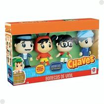 kit Bonecos de Vinil Turma Do Chaves 4 Personagens 3579 Líder