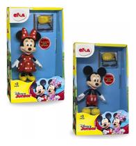Kit Bonecos Disney Minnie Flexível + Mickey Educativo Kit Bonecos Disney Minnie Flexível + Mickey Educativo