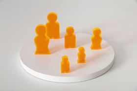 Kit Bonecos Família - 3 Gerações - Bonecos para Constelação Familiar