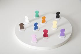 Kit Bonecos Família Sistêmica Sem Expressão - Constelação Familiar na Água - Bonecos para Constelação Familiar