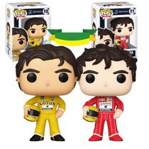 Kit Bonecos Funko Pop Racing Ayrton Senna Lotus E Mclaren