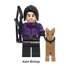 Kit bonecos gavião arqueiro hawkeye kate bishop blocos de montar