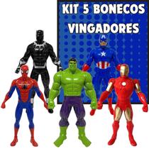 Kit Bonecos Heróis Marvel Vingadores Colecionadores Original - All Seasons