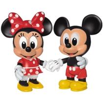 Kit Bonecos Infantil Vinil Mickey E Minnie 12cm - Líder Brinquedos Kit Bonecos Infantil Vinil Mickey E Minnie 12cm - Líder Brinquedos