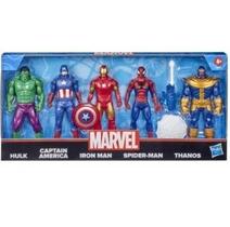 Kit Bonecos Marvel Heróis - Figuras de Ação para Colecionar e Brincar