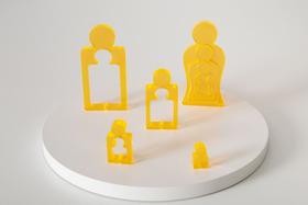 Kit Bonecos Matriosca - 4 Gerações - Bonecos para Constelação Familiar