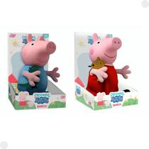 Kit Bonecos Peppa Pig C/Peppa Pig e George - BBRA