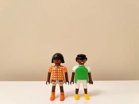 Kit bonecos playmobil cônjuges - afro - constelação familiar